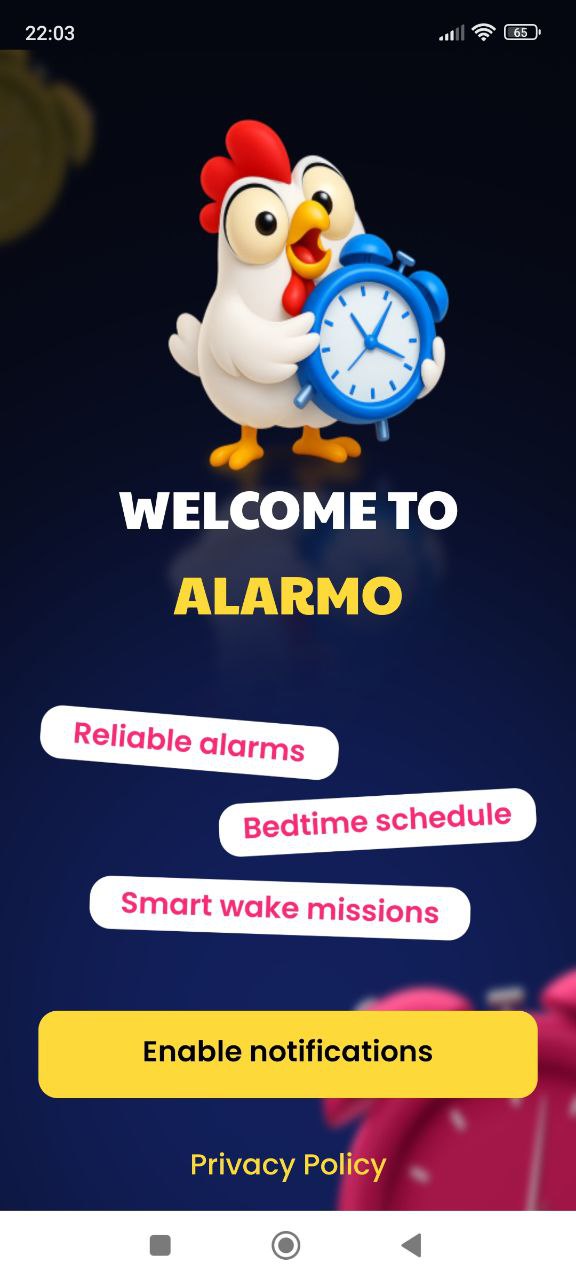 Chicken App Main Screen